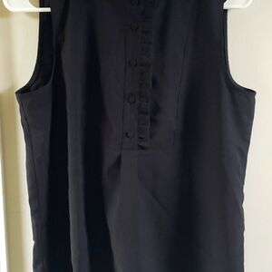 J. CREW BLOUSE , size 6, black